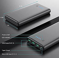 Power Bank QTshine 36800 mAh | Потужний павербанк