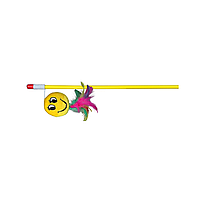 Игрушка для кошек Trixie Удочка с игрушкой 50 см (плюш, цвета в ассортименте) m
