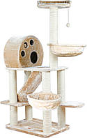 Царапка Trixie Allora для кошек, сизаль/плюш, 77х57х176 см (бежевая) l