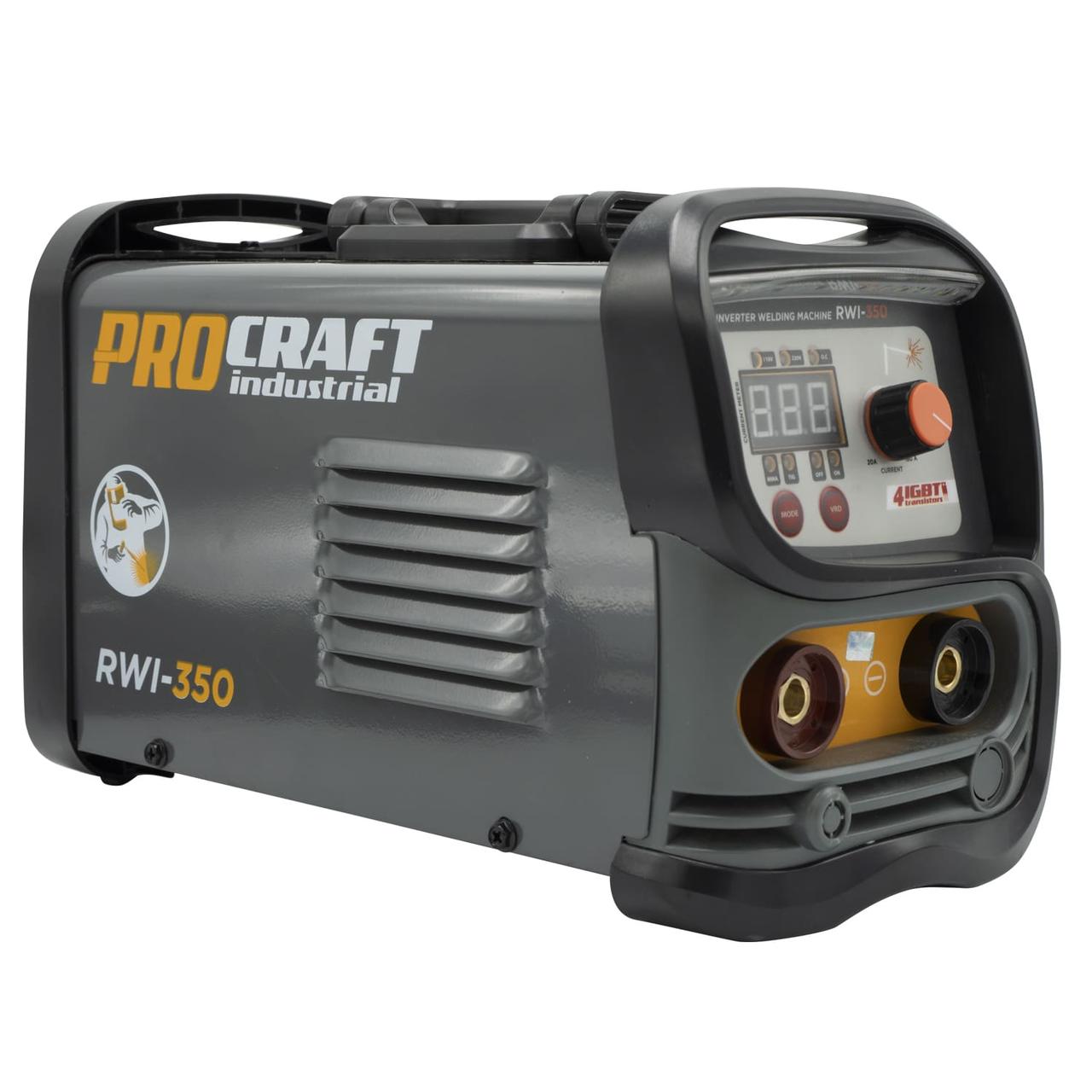 Зварювальний інвертор Procraft Industrial RWI350 New, Зварювальний інверторний апарат Прокрафт, Гарантія 3 роки, фото 1