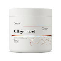 Препарат для суставов и связок OstroVit Collagen Kissel, 200 грамм Клубника DS