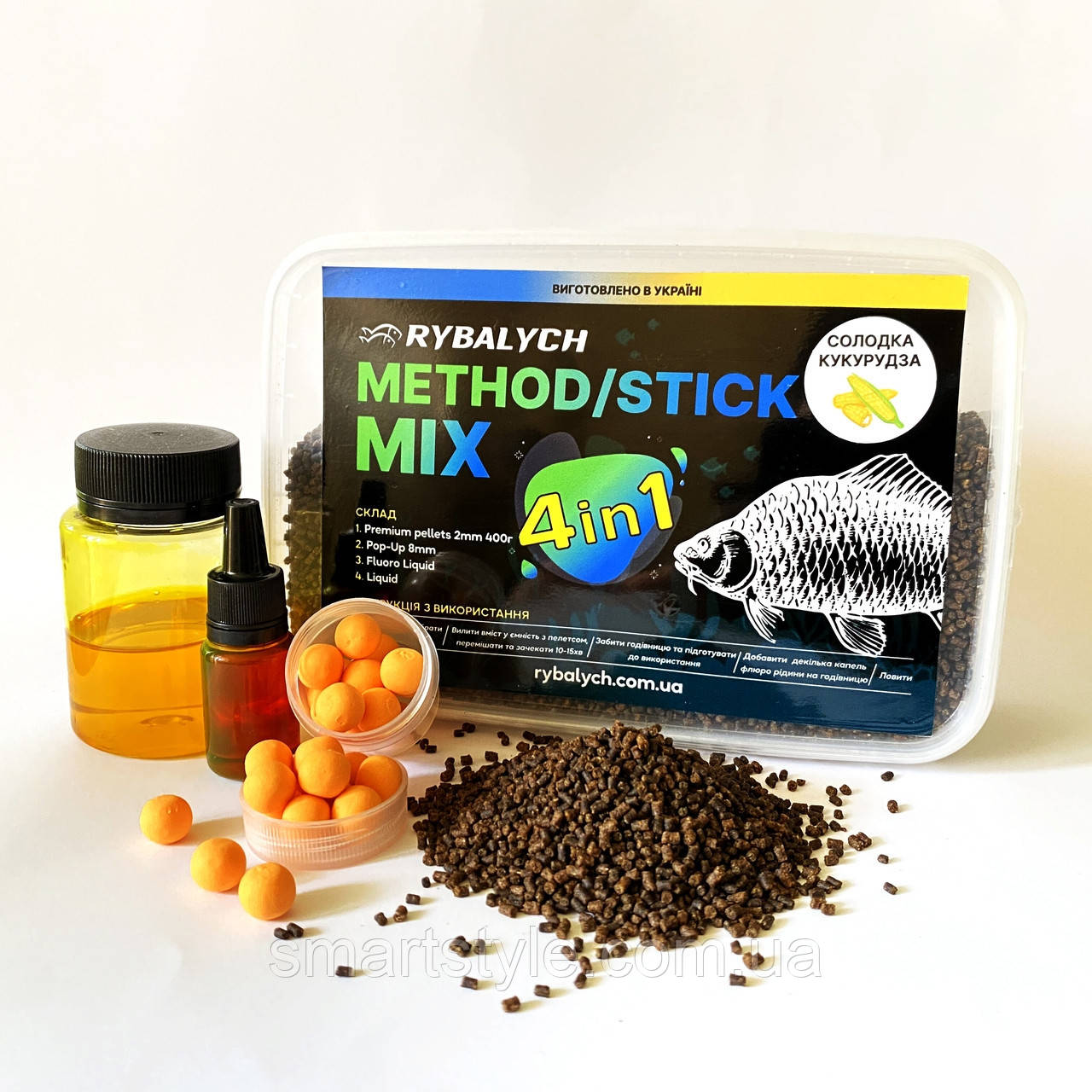 METHOD/STICK MIX RYBALYCH 4В1 СОЛОДКА КУКУРУДЗА 400ГР, фото 1