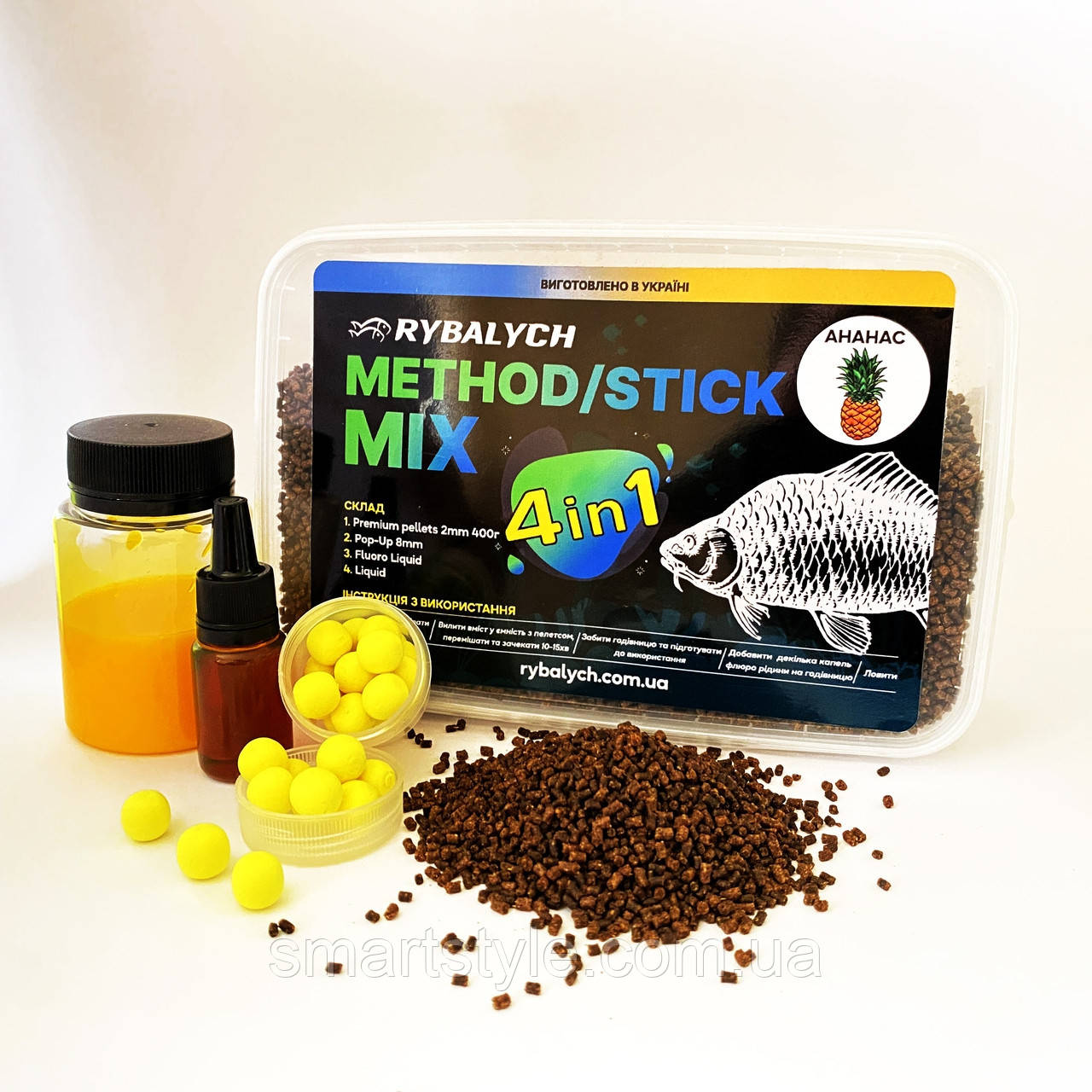 METHOD/STICK MIX RYBALYCH 4В1 АНАНАС 400ГР