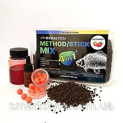 METHOD/STICK MIX RYBALYCH 4В1 полуниця 400ГР