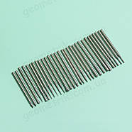 Набір алмазних насадок - 30 шт (фрези, шарошки) для Dremel / гравера - Ø3.17 mm - у коробці - P120, фото 7