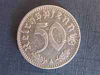Монета 50 пфеннигов Германия 1935 А Рейх