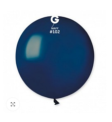 Куля G19 19"/45 см Пастель NAVY, Морський 102 Gemar Balloons