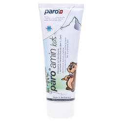 Дитяча зубна паста Paro Swiss amin kids на основі амінофториду 500 ppm 75 мл 7610458026670 smart