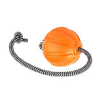 Игрушка для собак Liker Cord Мячик с веревкой 7 см 6296 d
