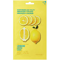 Осветляющая тканевая маска «Лимон» Holika Holika Pure Essence Mask Sheet Lemon 23мл