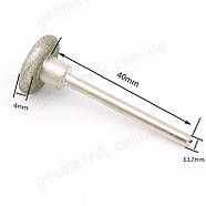 Набір алмазних насадок - 50 шт (фрези, шарошки) для Dremel / гравера - Ø3.17 mm - 120 Grit, фото 8