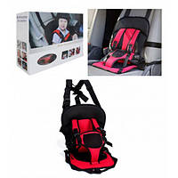 Детское бескаркасное автокресло Multi Function Car Cushion до 12 лет. DH-490 Цвет: красный
