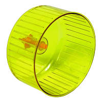 Игрушка для грызунов Природа Беговое колесо с креплением d 14 см пластик 4823082402649 e