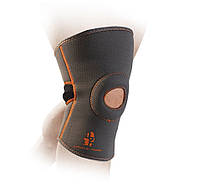 Наколенник спортивный для тренировок MadMax MFA-297 Knee Support with Patella Stabilizer Dark Grey/Orange M