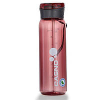 Бутылка для воды спортивная , бутылочка для спорта CASNO 600 мл KXN-1211 Красная с соломинкой r_230