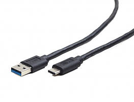 Кабель USB 3.0 (AM) - Type-C (CM) 1.8м Cablexpert CCP-USB3-AMCM-6 чорний