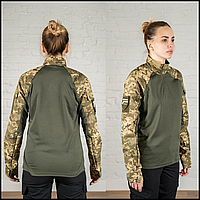 Штурмовая тактическая рубашка рип-стоп пиксель ubacs для военнослужащих, боевая рубаха убакс