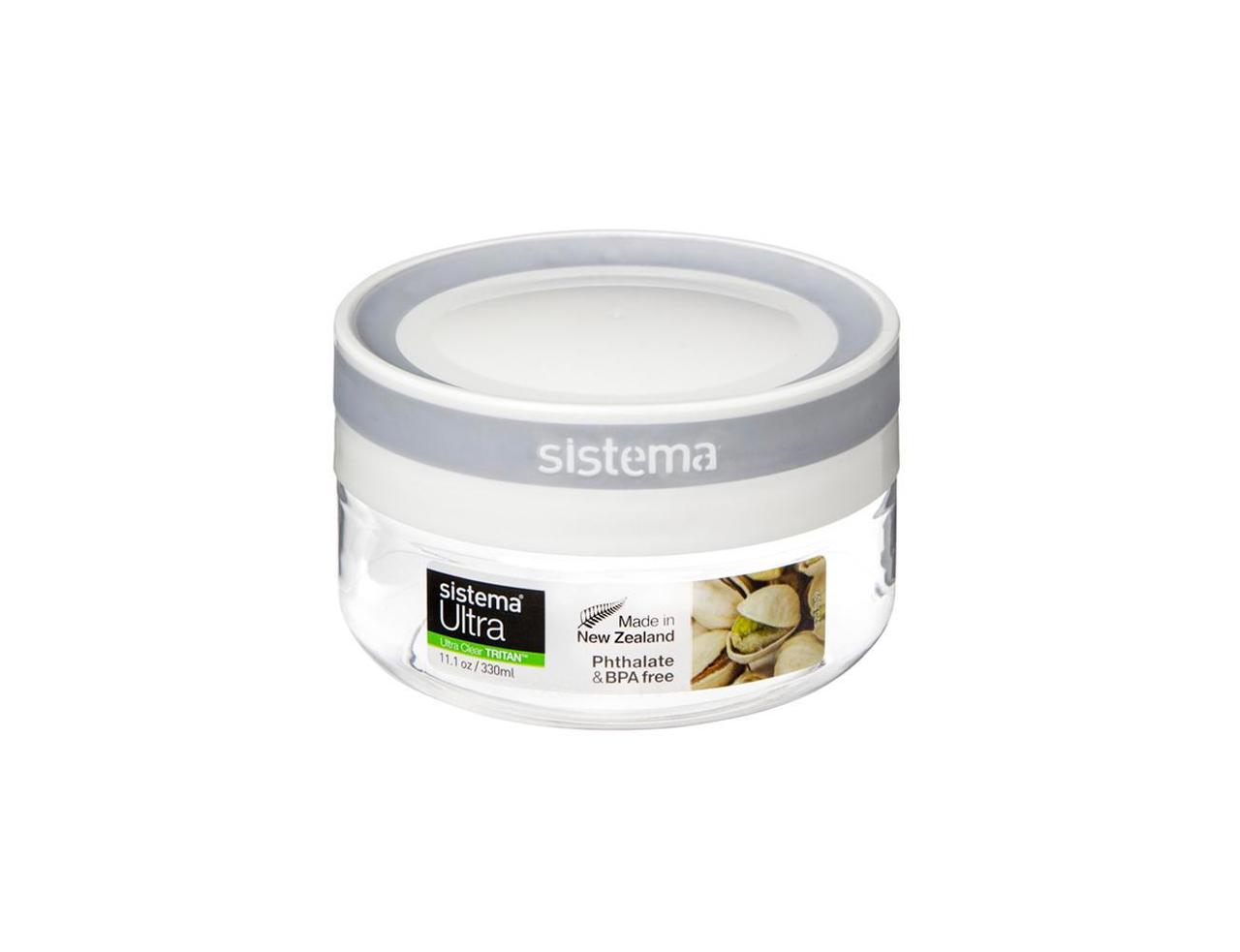 Набір банок для зберігання Sistema Ultra 330 мл 3 шт, фото 1