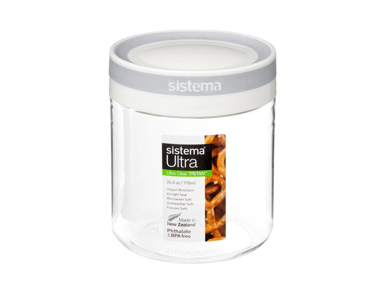 Набір банок для зберігання Sistema Ultra 770 мл 3 шт, фото 1