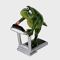 Статуэтка ArtDeco "Лягушка на тренажере" 16 см 18942-006 *