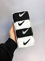 Новинка! Носки женсские , Подарочный бокс - набор высоких носков Nike 36-41 на 4 пары в подарочной коробке с