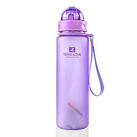 Бутылка для воды спортивная , бутылочка для спорта CASNO 560 мл MX-5029 Фиолетовая r_230