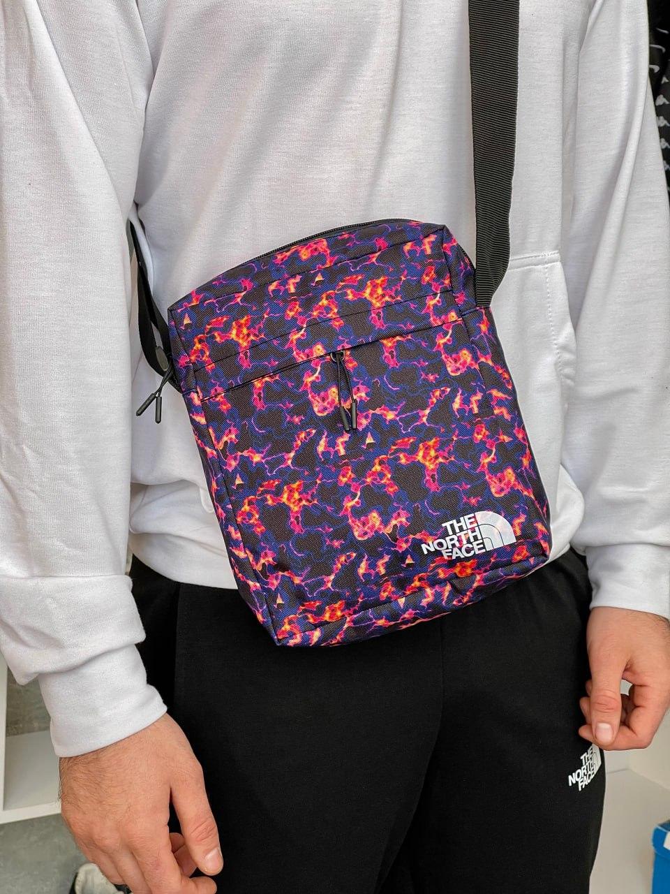 Месенджер The North Face фіолетовий Сумка через плече Зе норт фейс барсетка