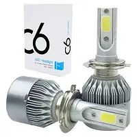 Светодиодные Автомобильные Лампы Комплект C6 LED Headlight H7