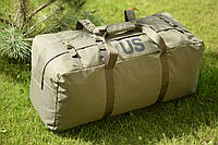 Тактична сумка / баул US 130л - для військових, для передислокації, водонепроникна "UA/W"
