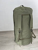 Баул рюкзак сумка 120 литров армейский для ВСУ - непромокаемая ОЛИВА "UA/W"