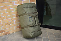 Військова сумка / баул US 130л - для ЗСУ, для передислокації, водонепроникна "UA/W"