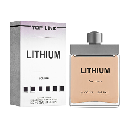 TOP LINE Туалетна вода для чоловіків LITHIUM, 100 мл, фото 1