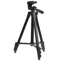 Штатив для телефона и фотоаппарата Tripod 3120 PRO портативный трипод 0,35-1.02м высота. UH-442 Цвет: черный