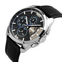 Часы кварцевые мужские SKMEI 9106BU | Часы подростковые | Мужские круглые YS-889 наручные часы