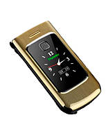 Раскладной телефон Tkexun F18 Happyhere F18 Gold ZK, код: 8198311