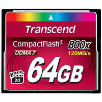 Карта памяти Transcend 64GB 800x TS64GCF800 e