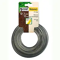 Жилка для триммера 3мм квадрат з кордом 15м VERANO (71-764)