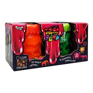 В'язка маса "Mega Stretch Slime" Danko Toys SLM-11-02U 2 банки Вид 5, Time Toys