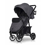 Коляска прогулочная Euro-Cart Volt black edition 9023-ECVB-16 Iron  графіт, фото 3