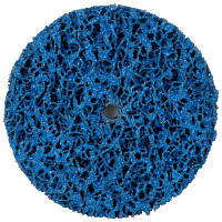 Круг зачистной Sigma из нетканого абразива коралл 100мм без держателя синий средняя жесткость 9175741 d