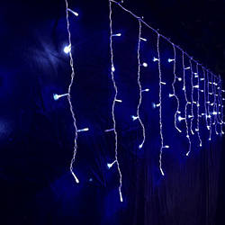 Гірлянда Novogod`ko бахрома 83 LED, синій, 3*0,6 м, мерехтіння 973777 e