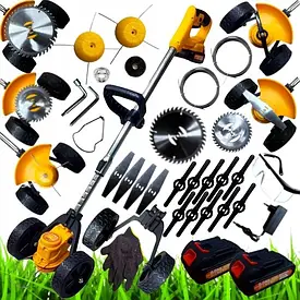 Ручний акумуляторний тример для трави Meister MS-870 Li-Ion 48V, 2 акб