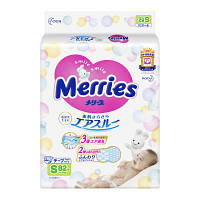 Подгузники Merries для детей S 4-8 кг 82 шт 553089 e
