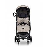 Коляска прогулочная Euro-Cart Volt black edition 9023-ECVB-02  Fossil бежевая, фото 4