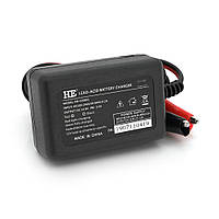 Автоматическое ЗУ для аккумулятора HE 12V, 100-260V,1A, LCD, клеммы(AGM/Gel/Lead) m