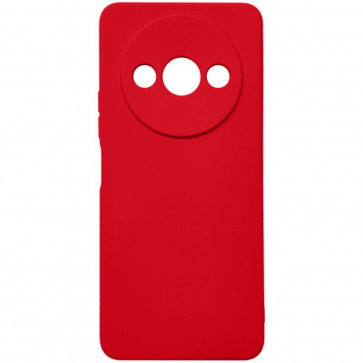 Силіконовий чохол Soft Silicone Case для Xiaomi Redmi A3/Poco C61 (червоний), фото 1