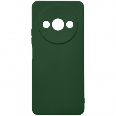 Силіконовий чохол Soft Silicone Case для Xiaomi Redmi A3/Poco C61 (темно-зелений), фото 1