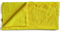 Универсальная мягкая микрофибра (без оверлока), 400 gsm, 40х40 (желтая)