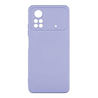 Чехол Full Case TPU+Silicone Touch No Logo для Xiaomi POCO X4 Pro 5G Цвет 39, Elegant Purple m