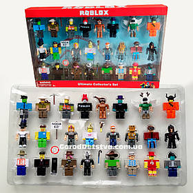 Колекційні фігурки герої Роблокс 24 фігурки Heroes of Robloxia ROBLOX великий подарочний набір